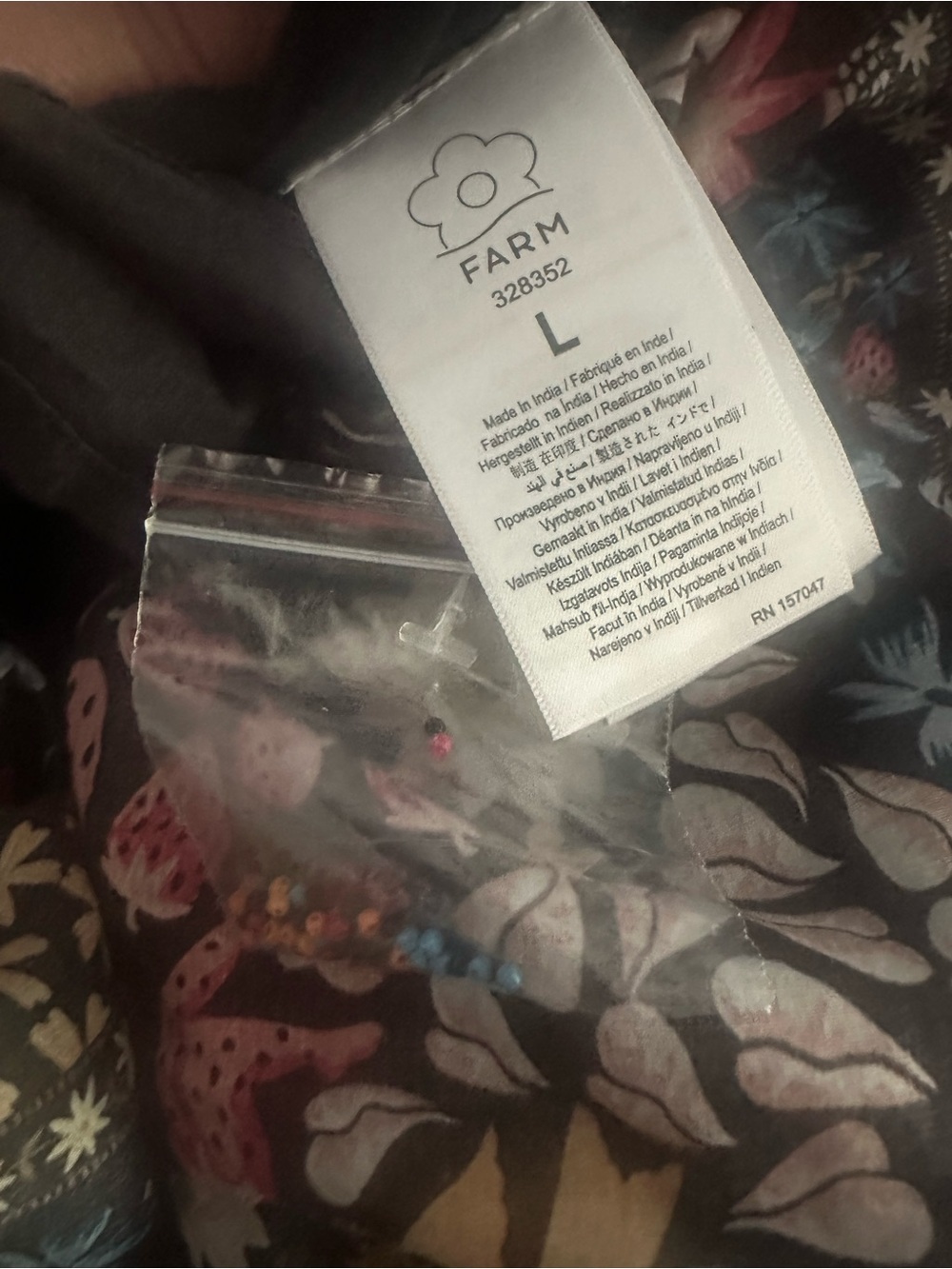 Farm Rio Jujus Garden maxi dress in large - Picture 5 of 8